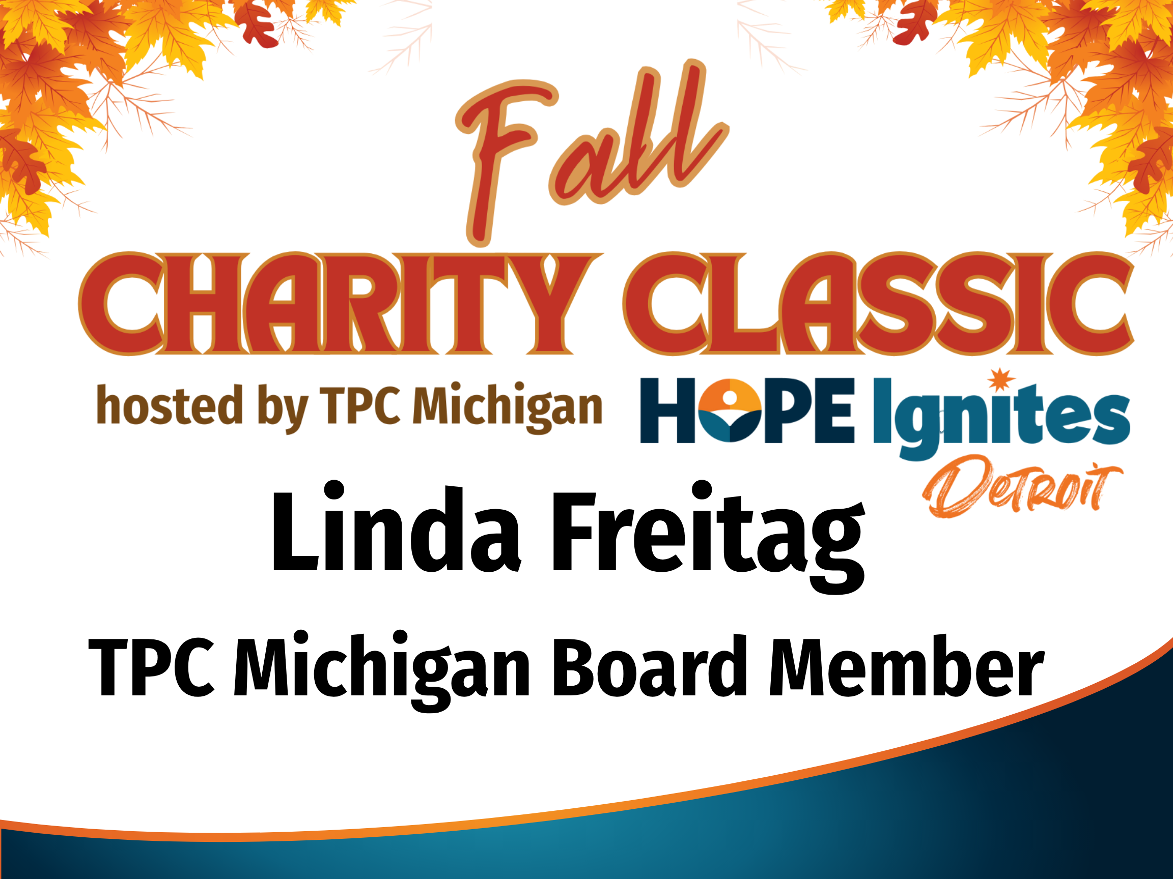 Charity Classic Hole Sponsor signs